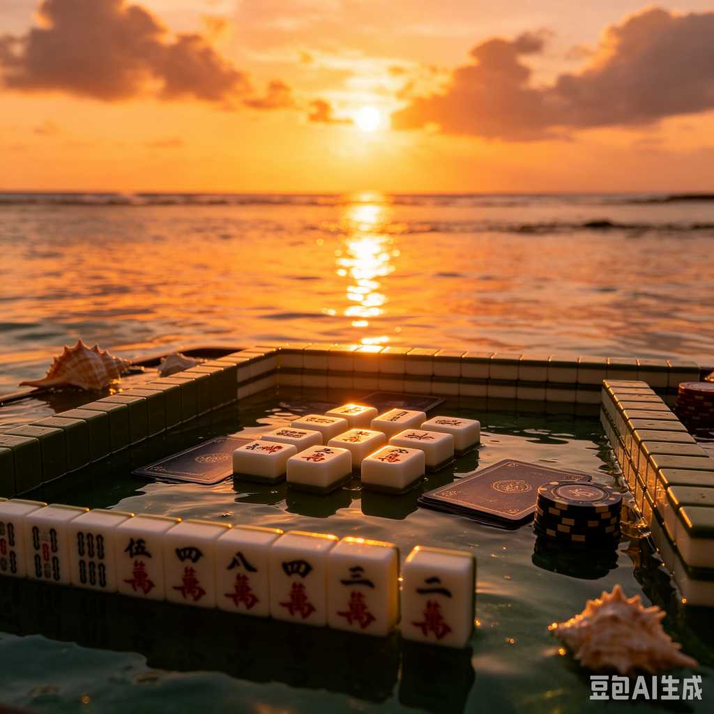 blue mahjong tiles